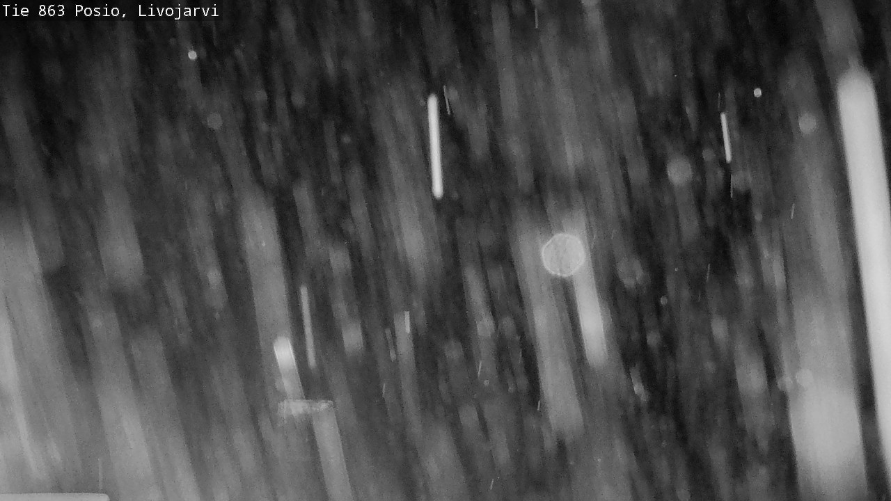 Weather Camera Image Road 863 Livojärvi, Posio, Lappi