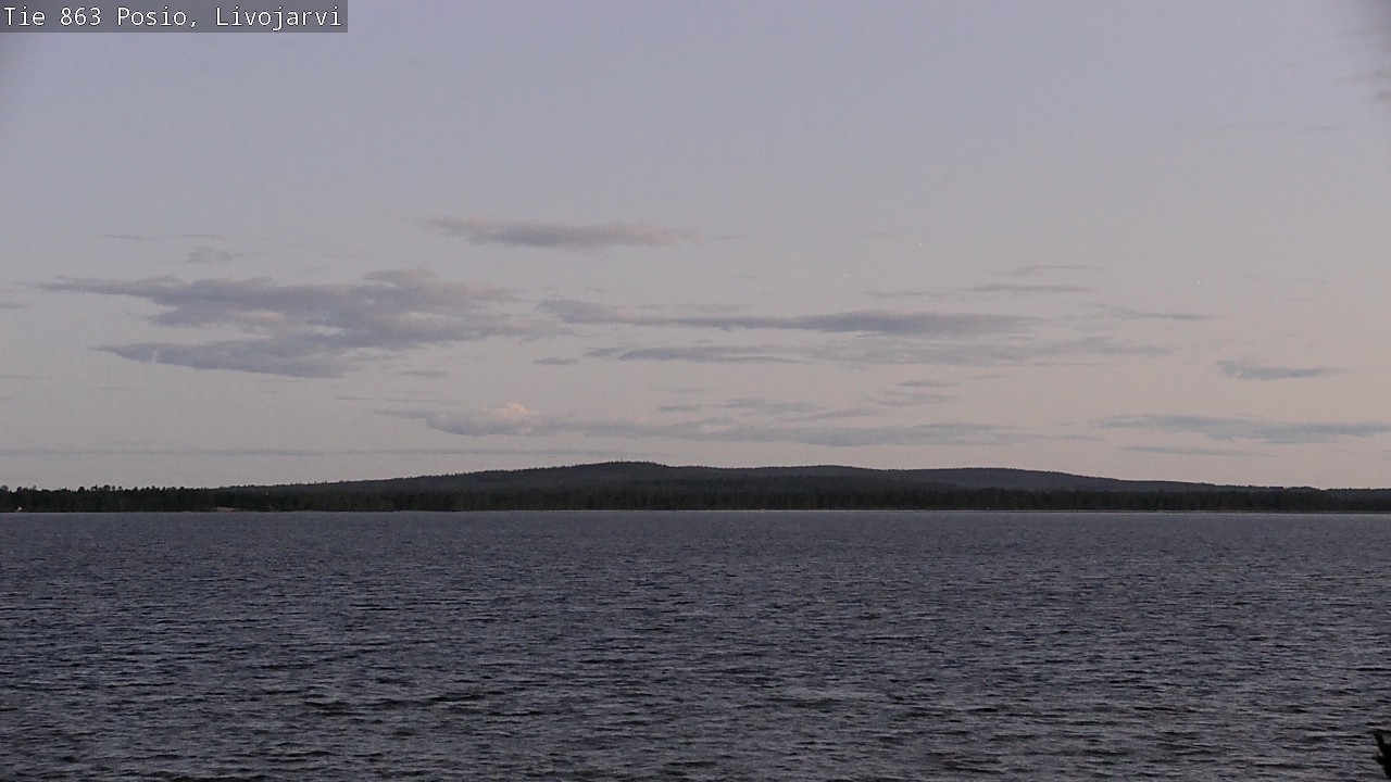 Weather Camera Image Road 863 Livojärvi, Posio, Lappi