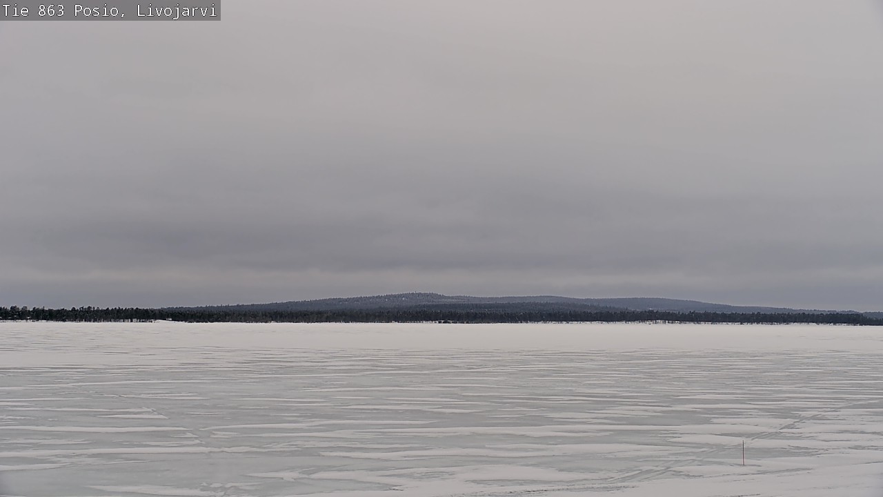 Weather Camera Image Road 863 Livojärvi, Posio, Lappi