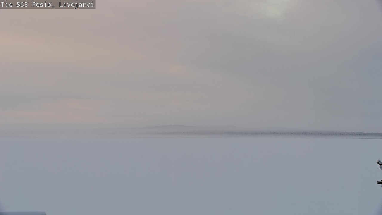Weather Camera Image Väg 863 Livojärvi, Posio, Lappi