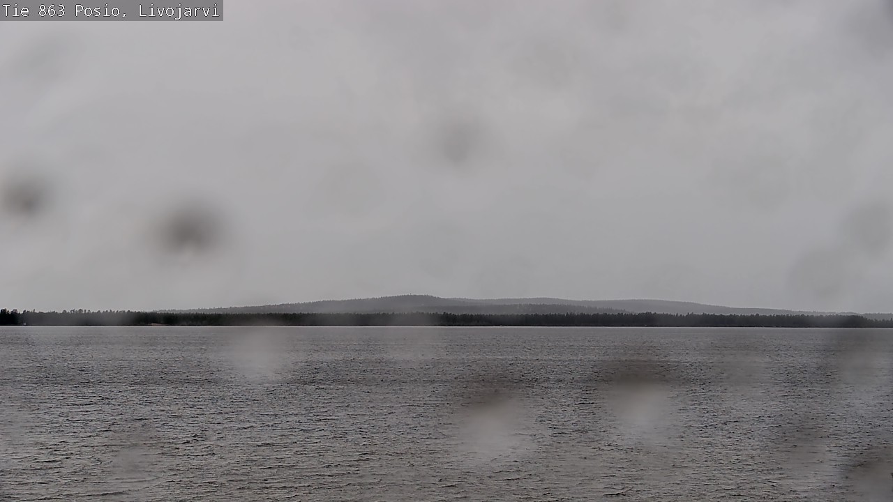 Weather Camera Image Väg 863 Livojärvi, Posio, Lappi