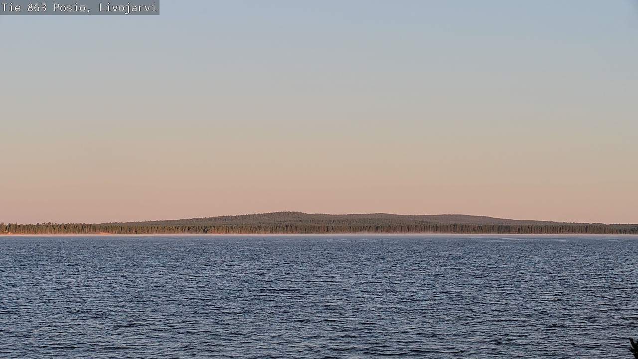 Weather Camera Image Road 863 Livojärvi, Posio, Lappi
