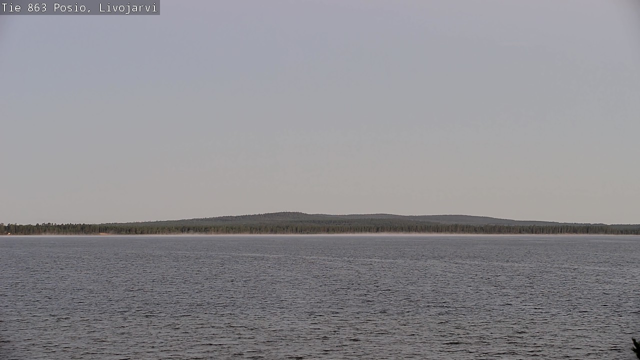 Weather Camera Image Road 863 Livojärvi, Posio, Lappi