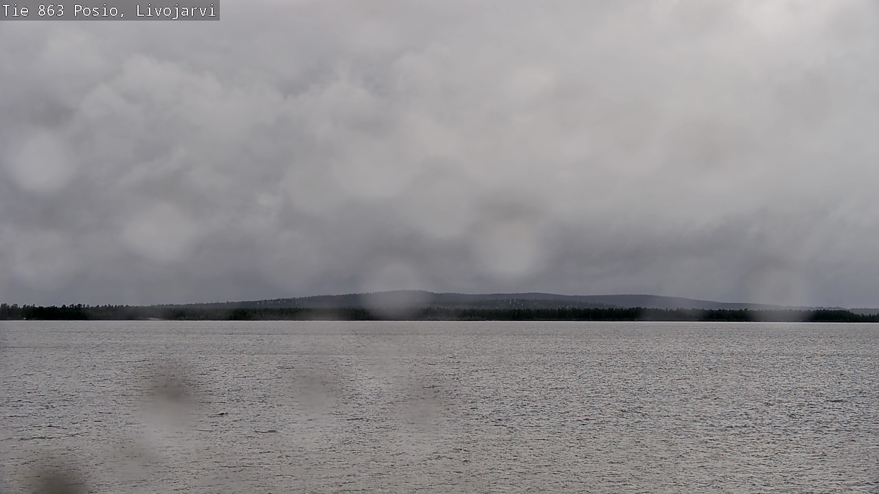 Weather Camera Image Väg 863 Livojärvi, Posio, Lappi