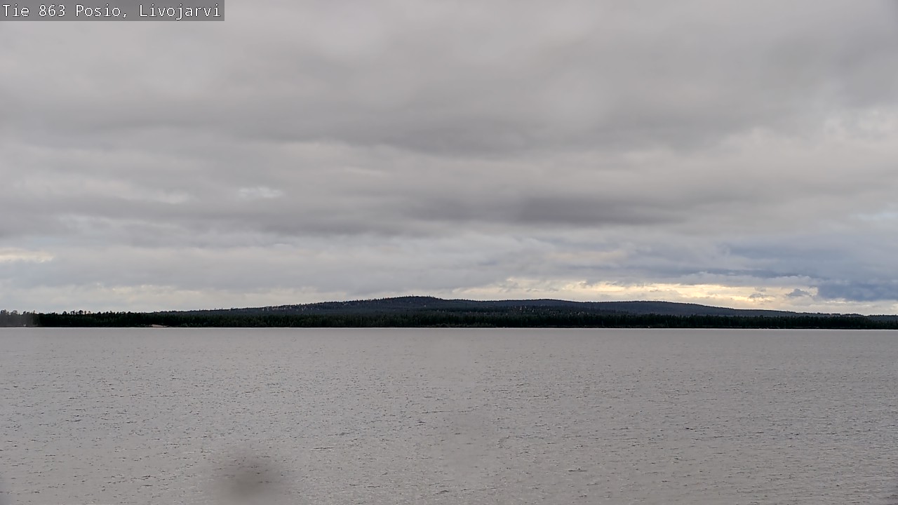 Weather Camera Image Väg 863 Livojärvi, Posio, Lappi