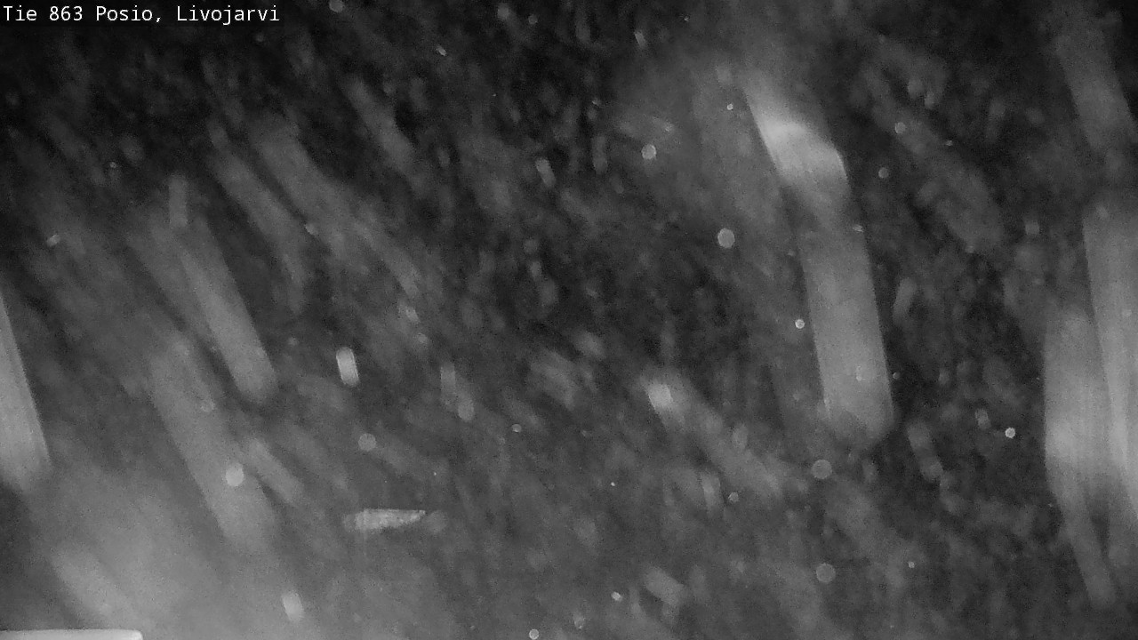 Weather Camera Image Road 863 Livojärvi, Posio, Lappi
