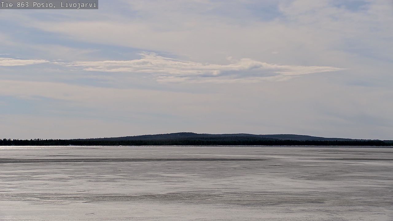 Kelikamerat Kuva Tie 863 Livojärvi, Posio, Lappi