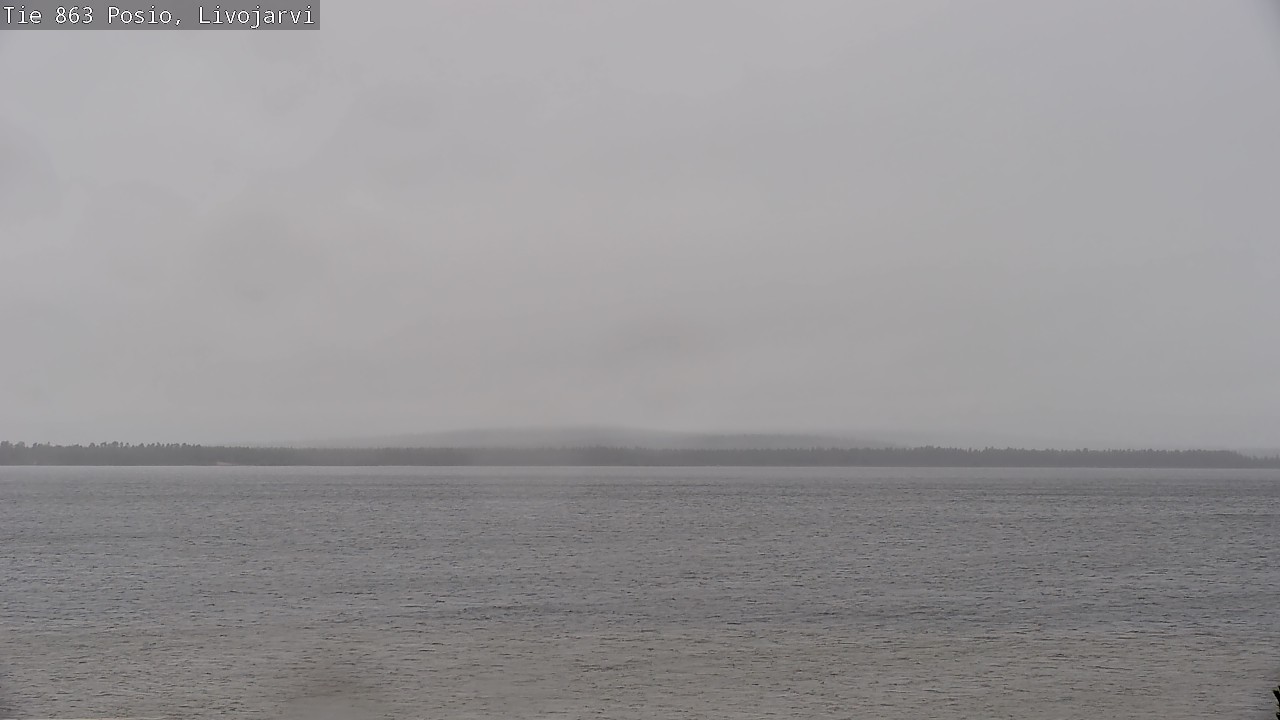 Weather Camera Image Väg 863 Livojärvi, Posio, Lappi