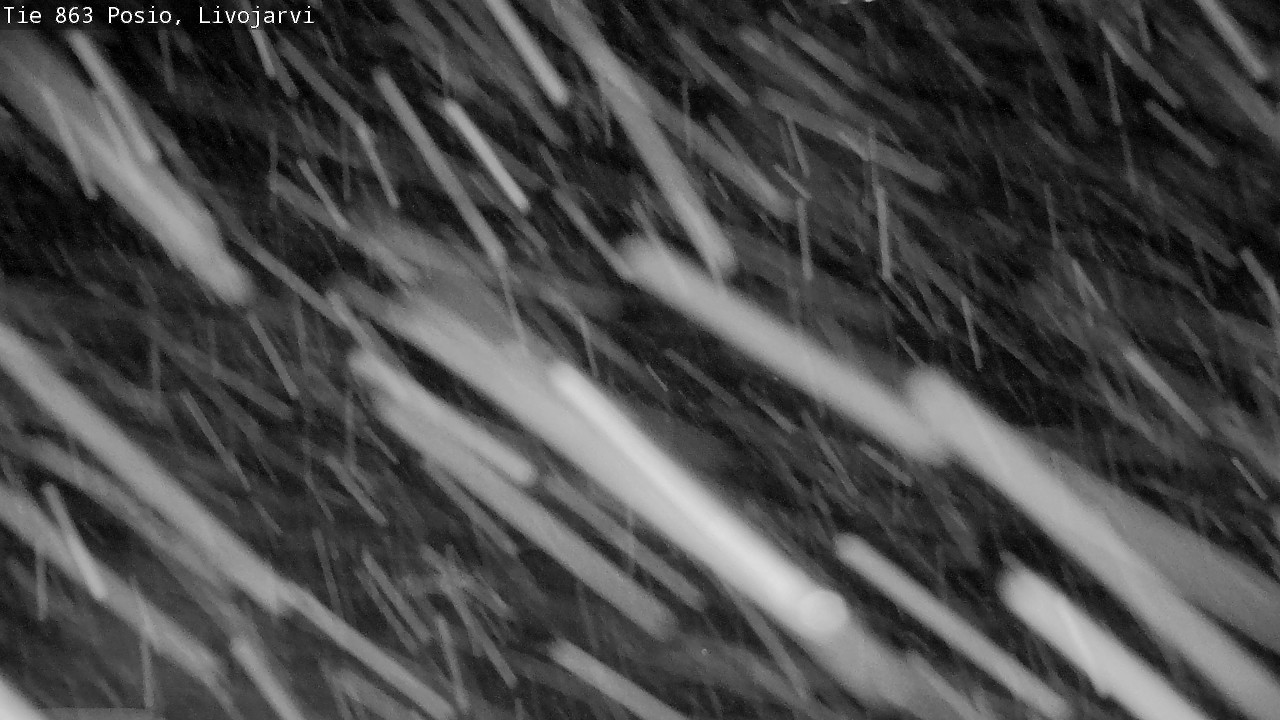 Weather Camera Image Road 863 Livojärvi, Posio, Lappi