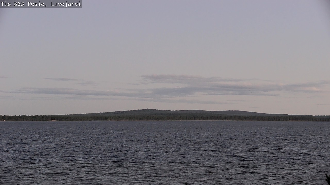 Weather Camera Image Road 863 Livojärvi, Posio, Lappi