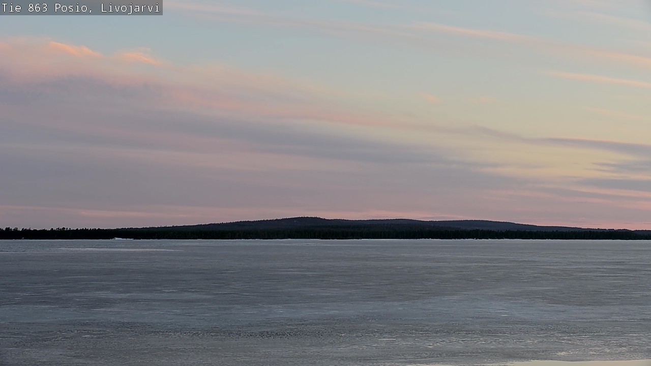 Kelikamerat Kuva Tie 863 Livojärvi, Posio, Lappi