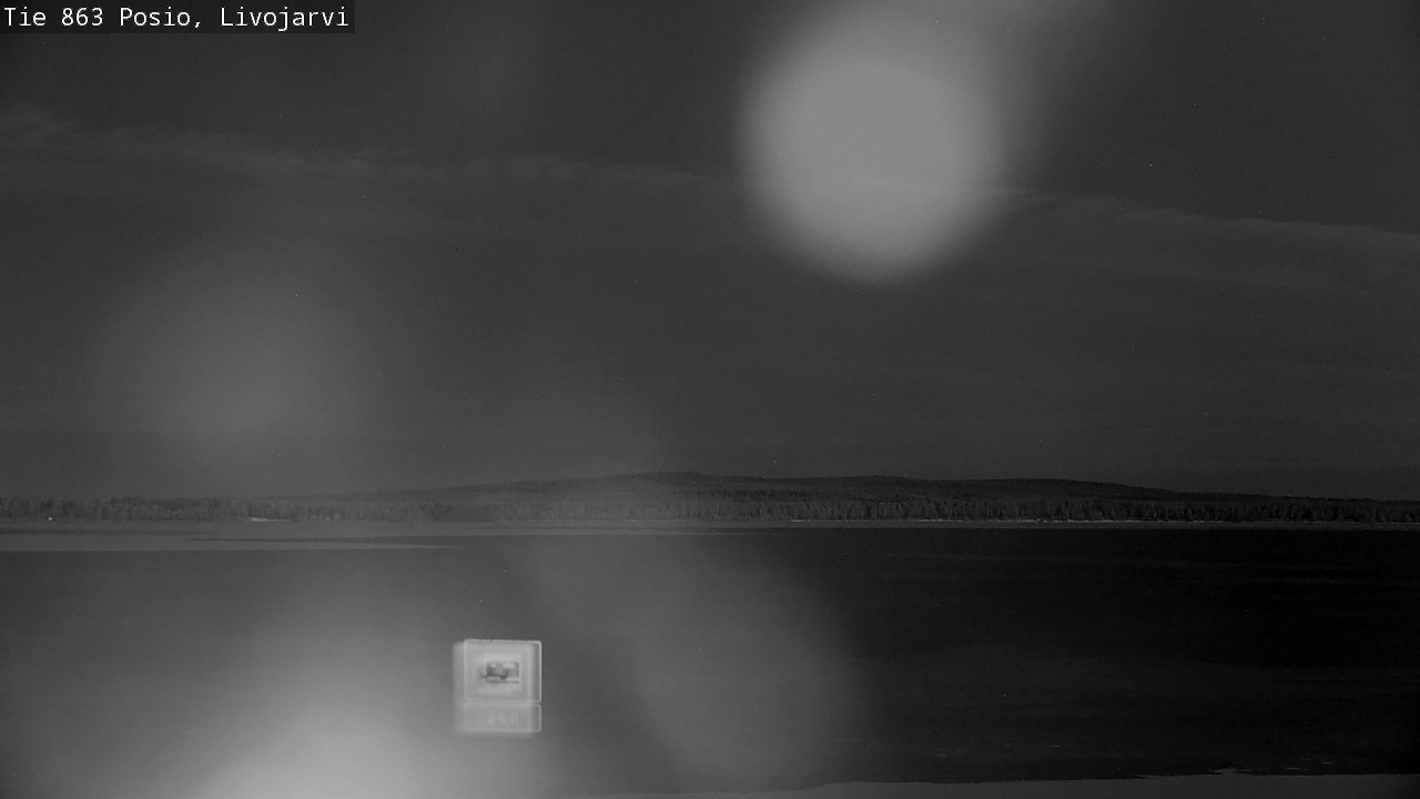 Weather Camera Image Väg 863 Livojärvi, Posio, Lappi