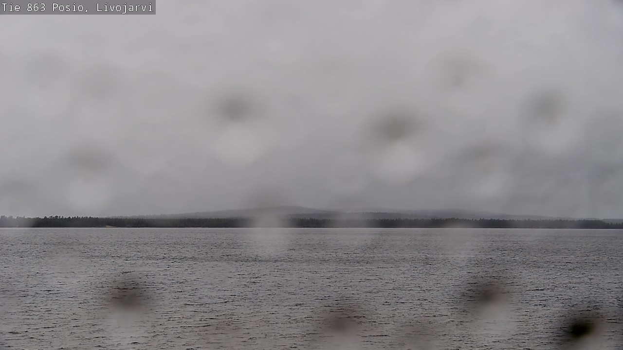 Weather Camera Image Väg 863 Livojärvi, Posio, Lappi