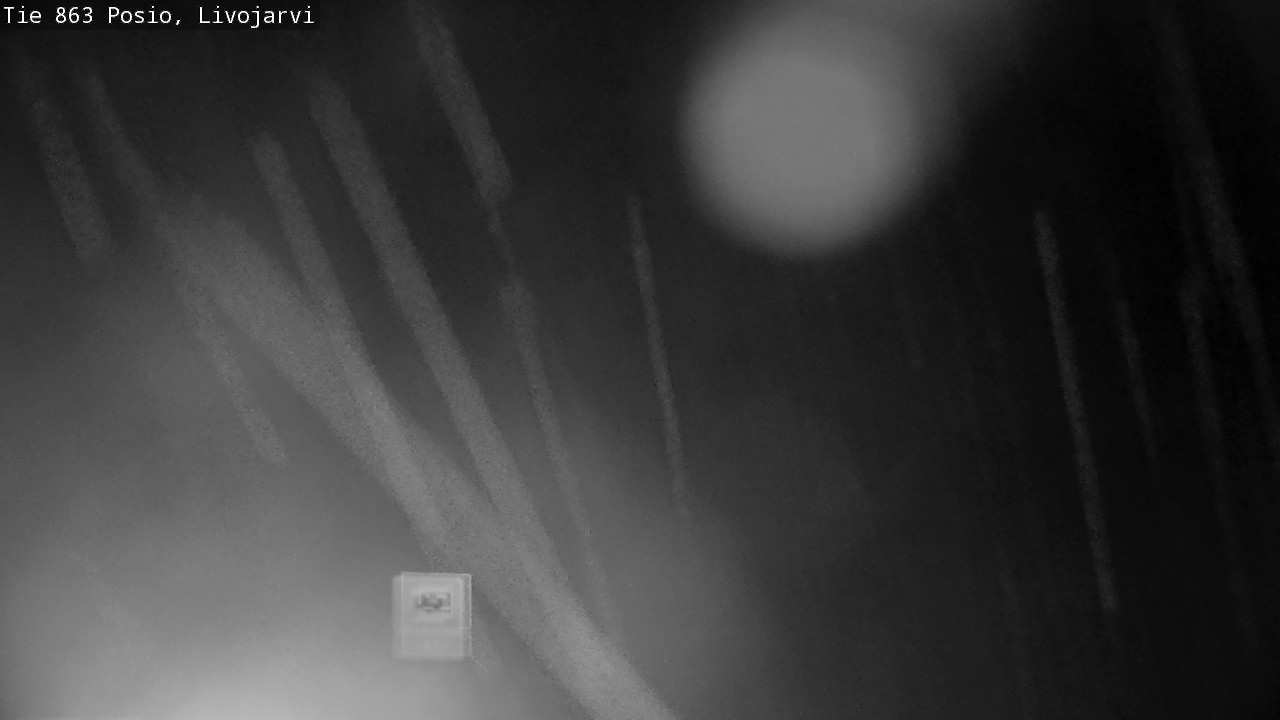 Weather Camera Image Väg 863 Livojärvi, Posio, Lappi
