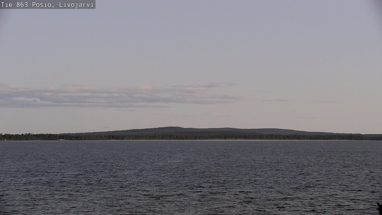 Weather Camera Image Road 863 Livojärvi, Posio, Lappi