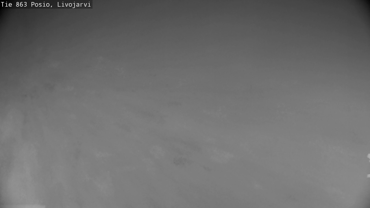 Weather Camera Image Väg 863 Livojärvi, Posio, Lappi