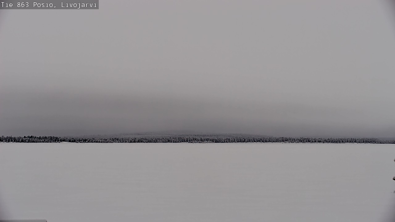 Weather Camera Image Road 863 Livojärvi, Posio, Lappi