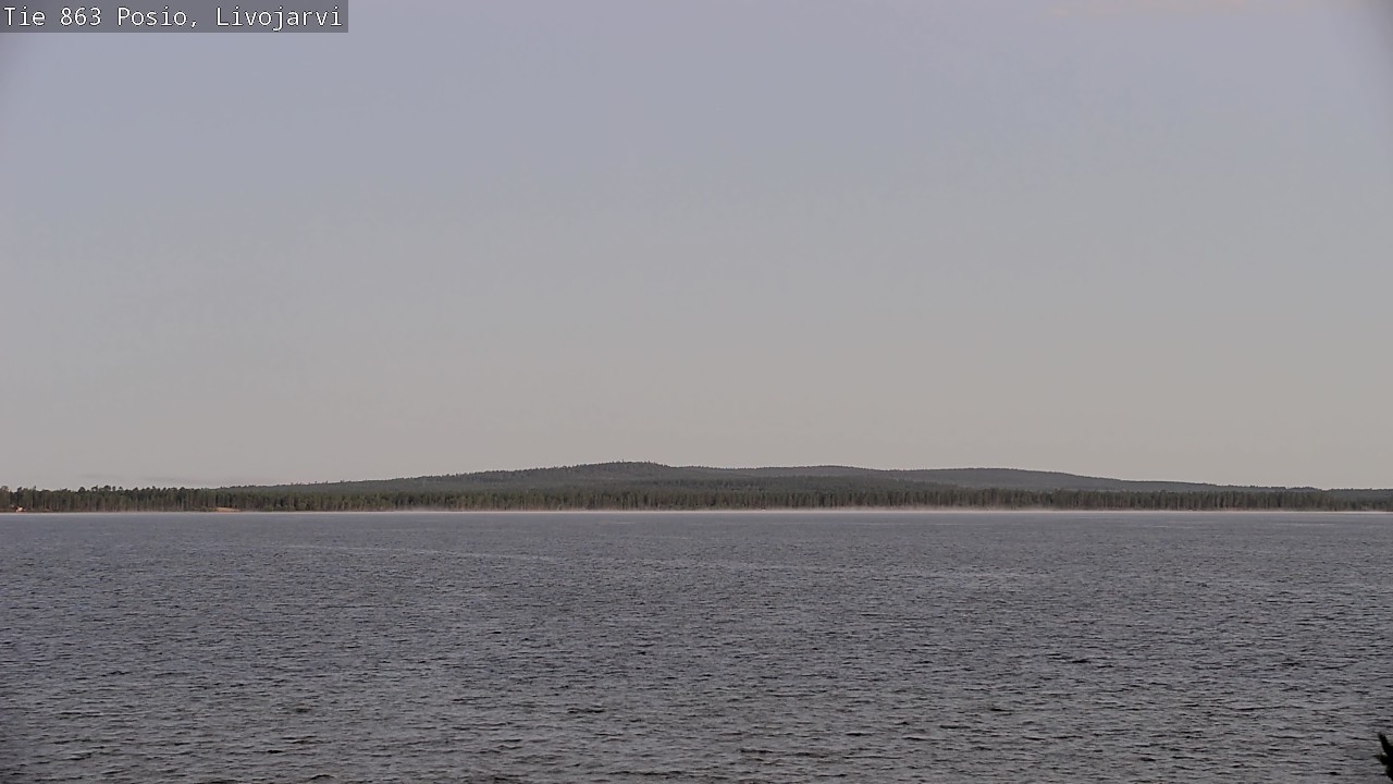 Weather Camera Image Road 863 Livojärvi, Posio, Lappi
