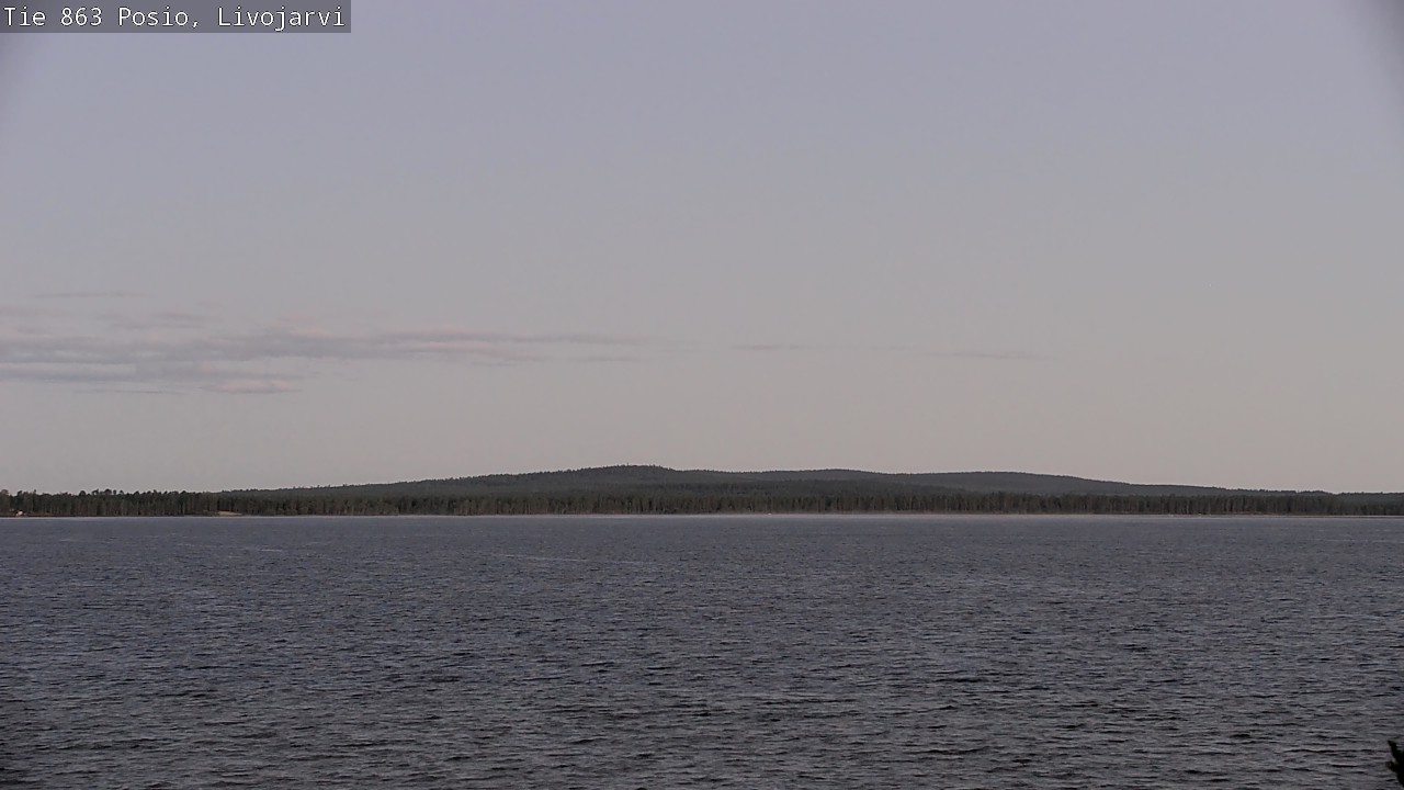 Weather Camera Image Road 863 Livojärvi, Posio, Lappi