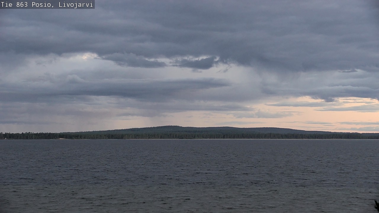 Weather Camera Image Road 863 Livojärvi, Posio, Lappi