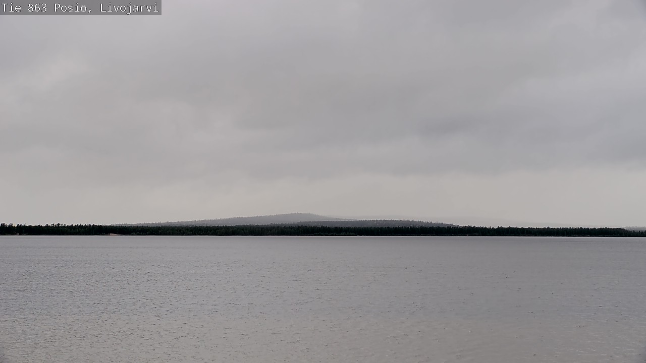 Weather Camera Image Väg 863 Livojärvi, Posio, Lappi