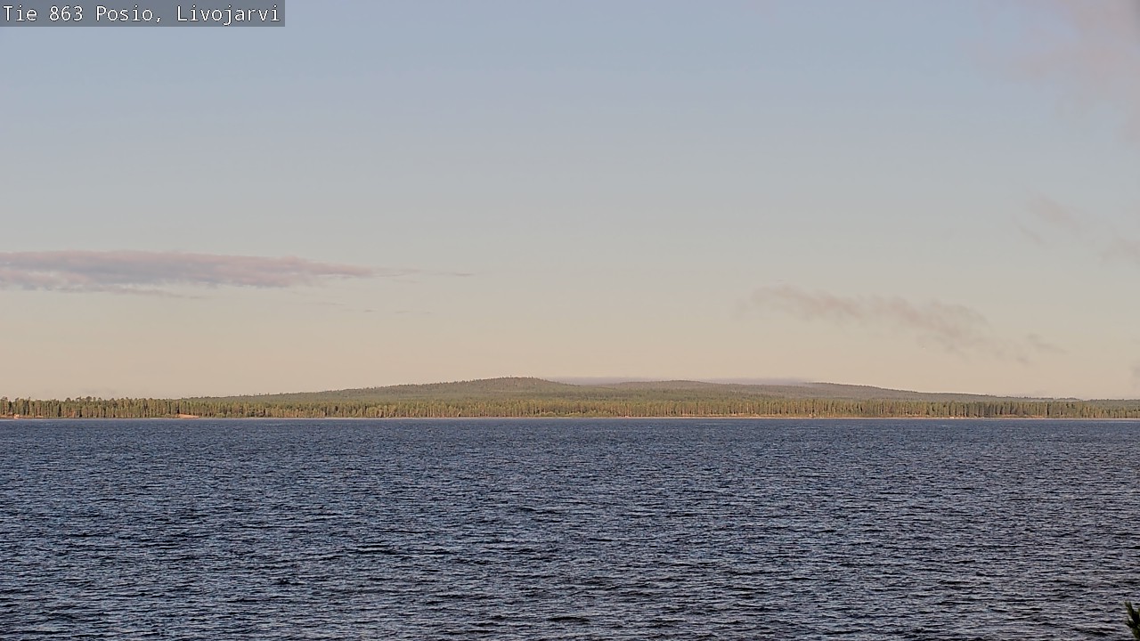 Weather Camera Image Road 863 Livojärvi, Posio, Lappi