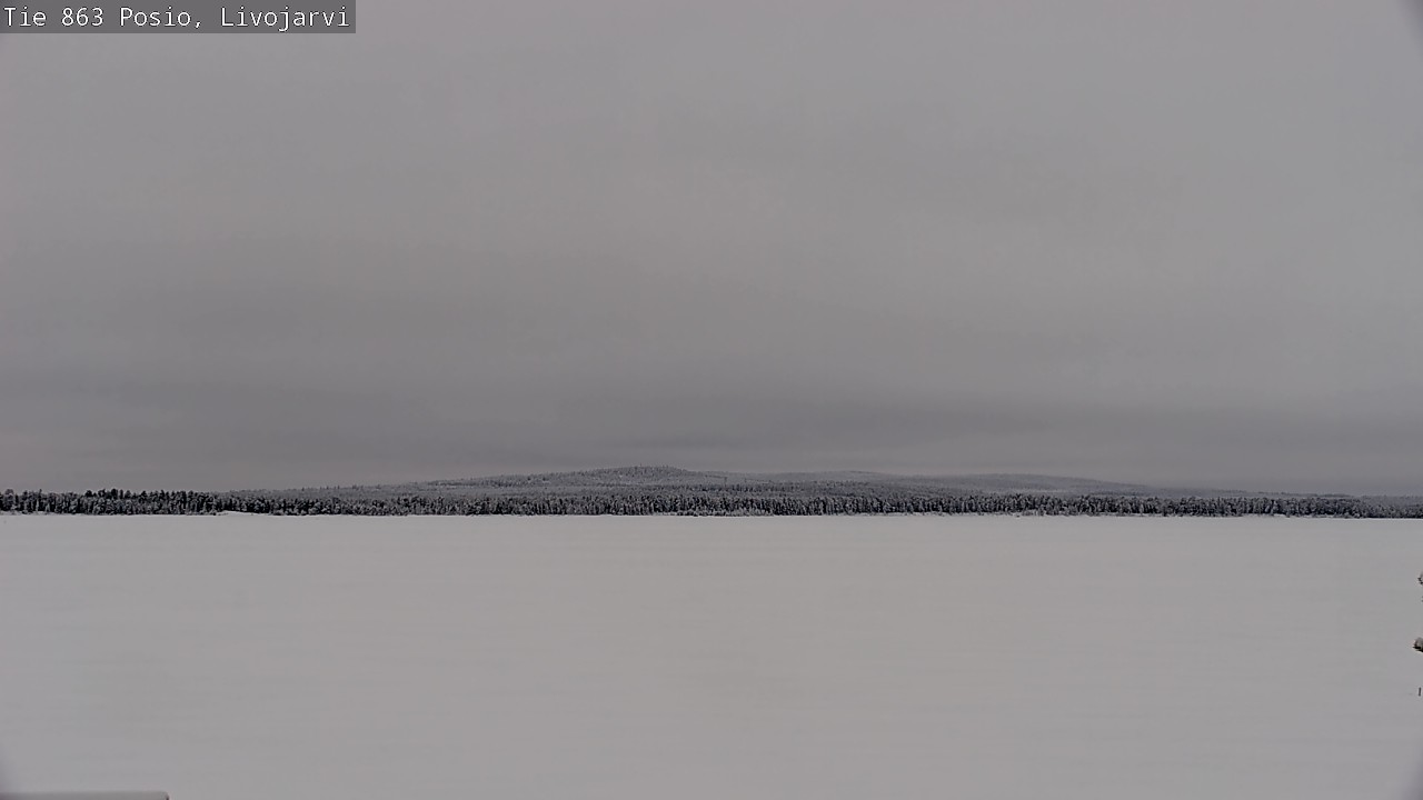 Kelikamerat Kuva Tie 863 Livojärvi, Posio, Lappi