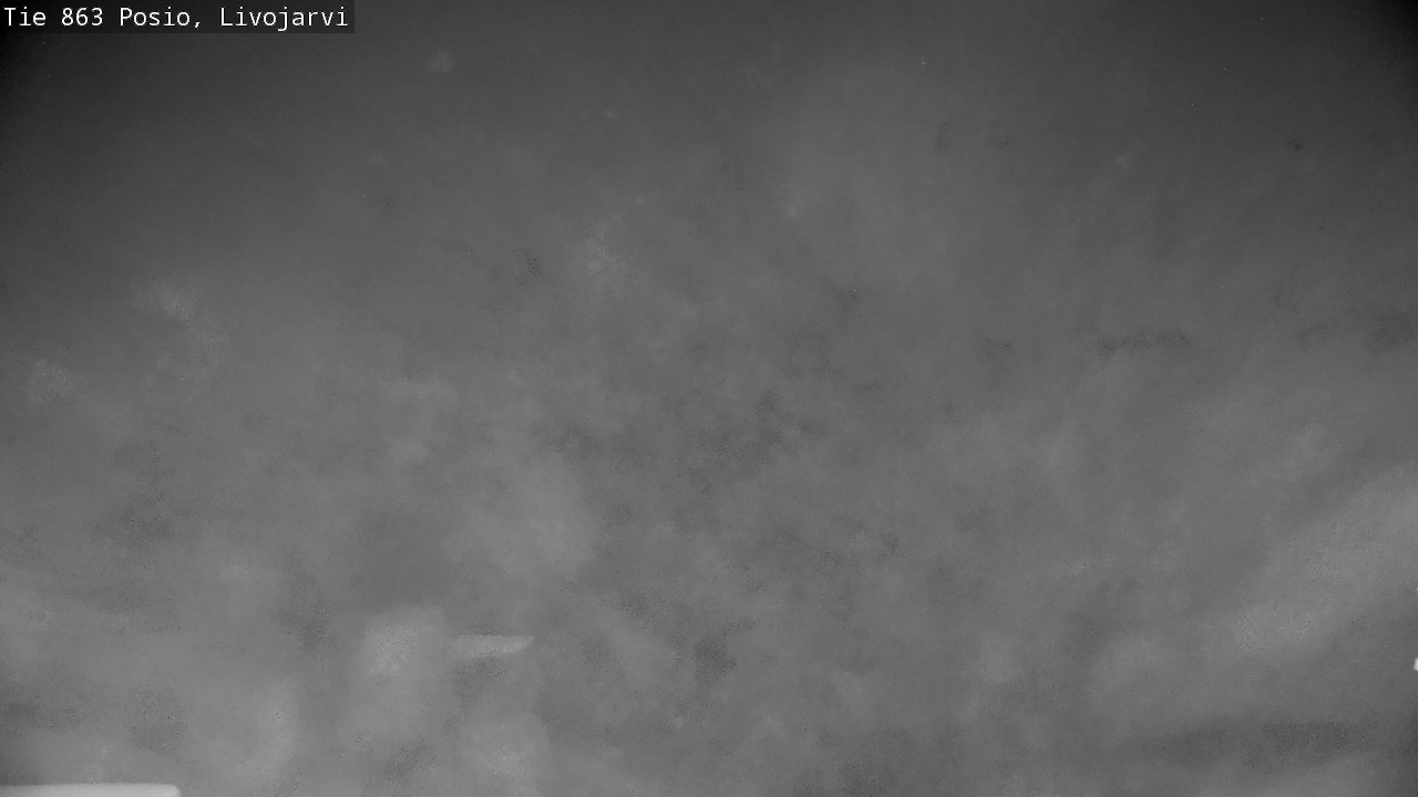Weather Camera Image Väg 863 Livojärvi, Posio, Lappi