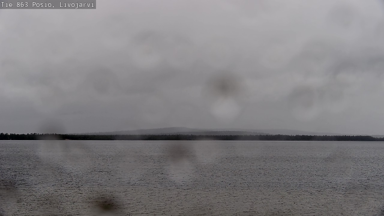 Weather Camera Image Väg 863 Livojärvi, Posio, Lappi