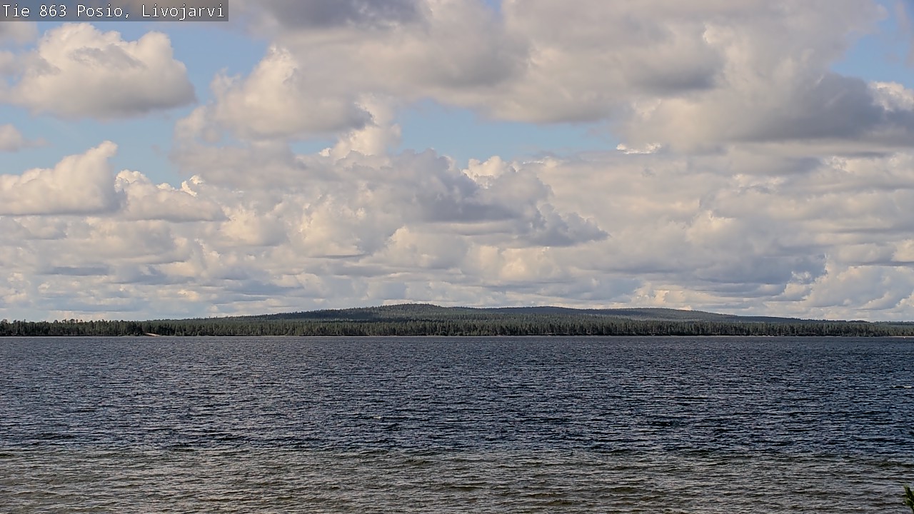 Weather Camera Image Väg 863 Livojärvi, Posio, Lappi