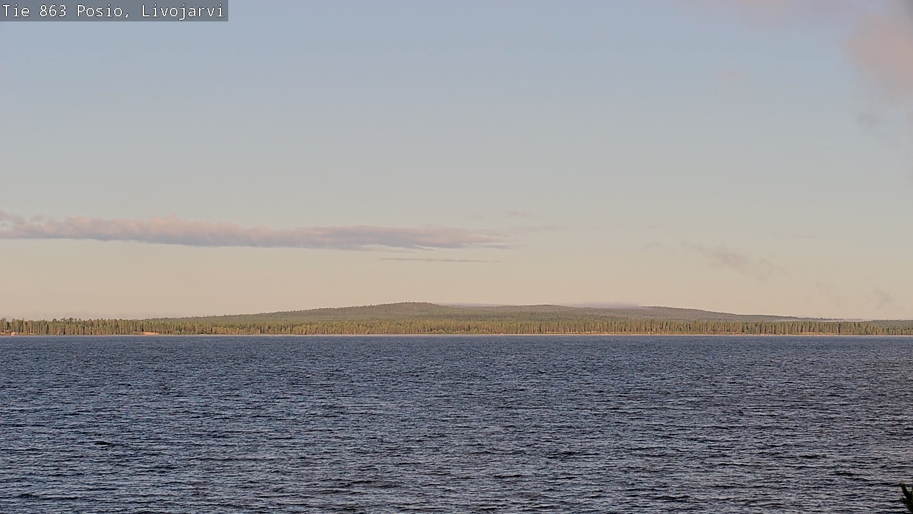 Weather Camera Image Road 863 Livojärvi, Posio, Lappi
