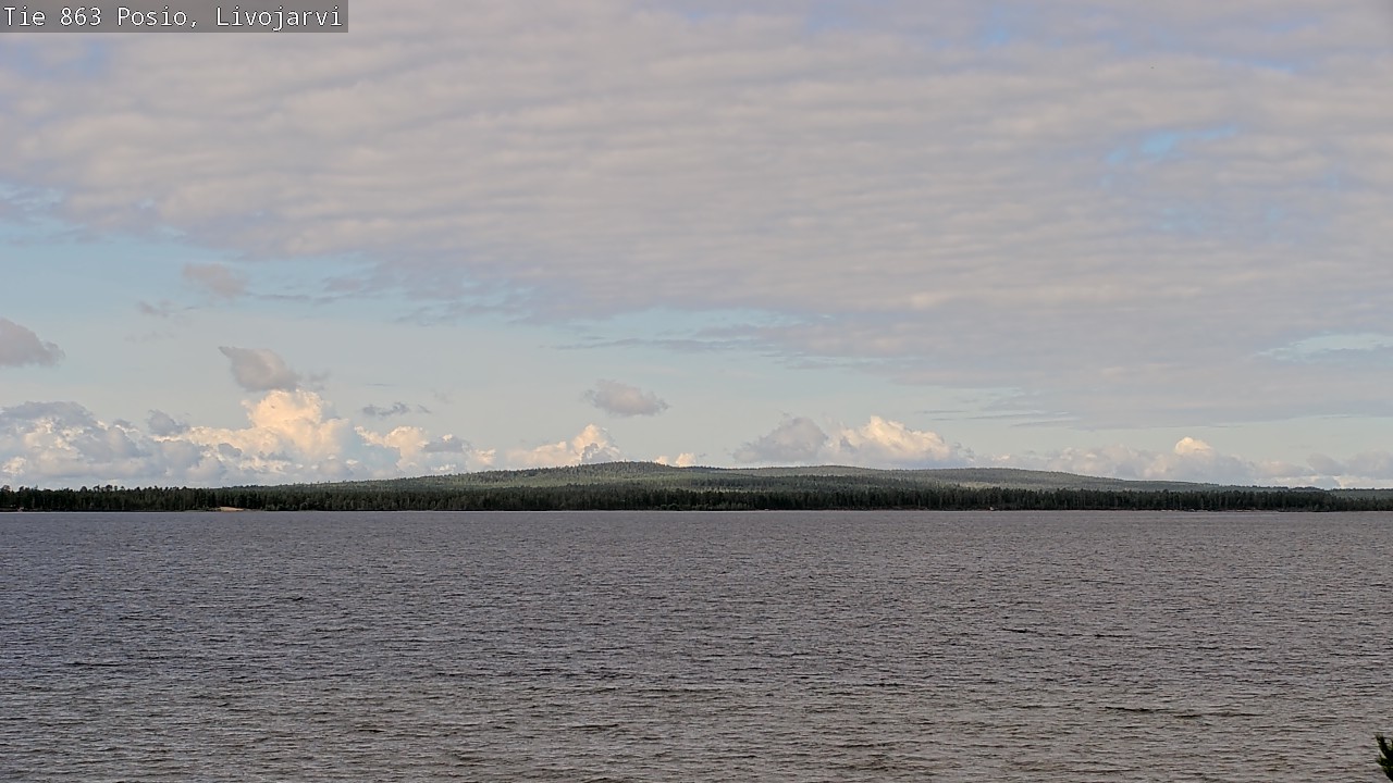 Weather Camera Image Road 863 Livojärvi, Posio, Lappi