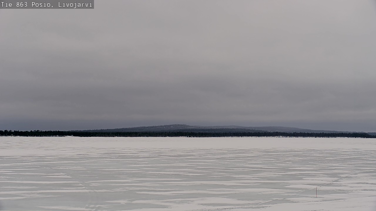 Weather Camera Image Road 863 Livojärvi, Posio, Lappi