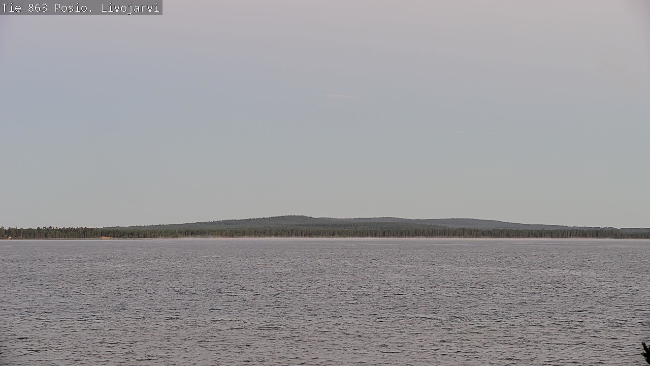 Weather Camera Image Road 863 Livojärvi, Posio, Lappi