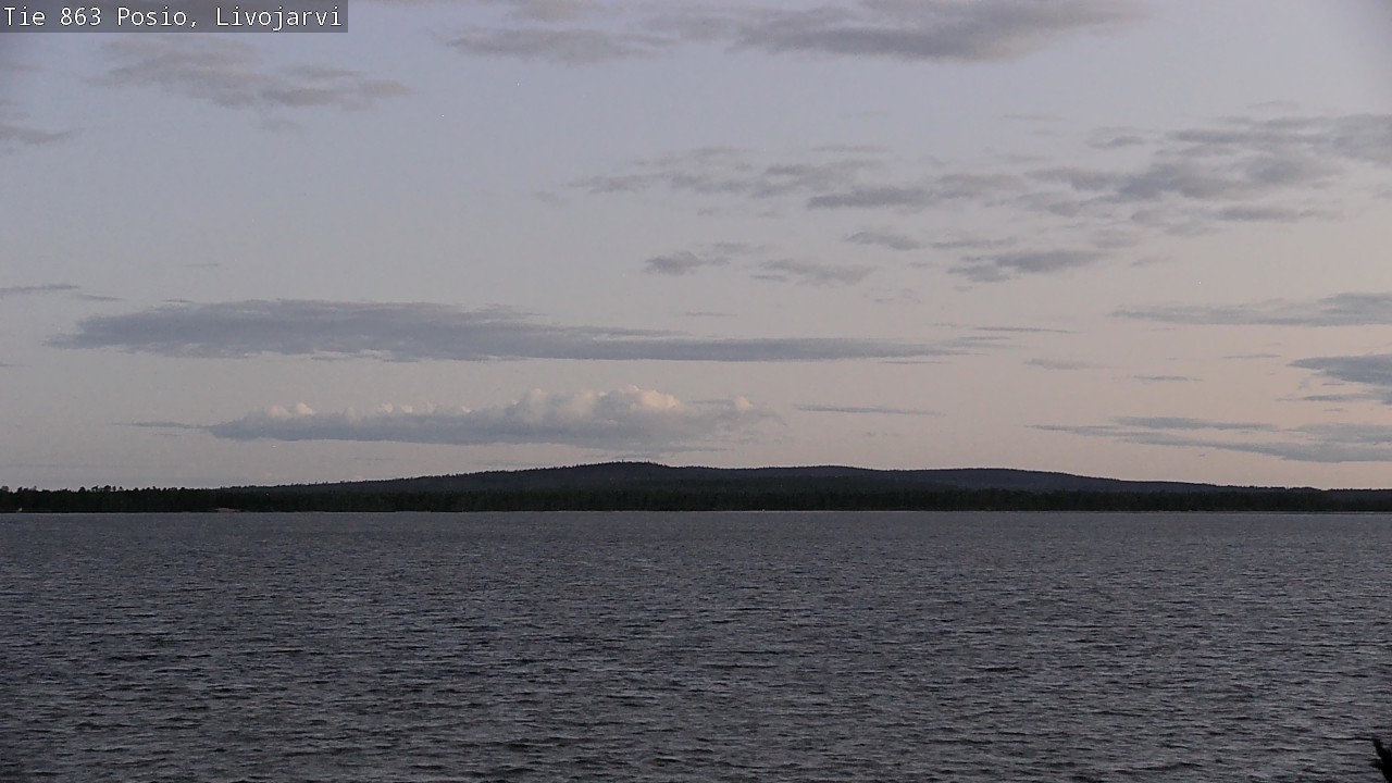 Weather Camera Image Road 863 Livojärvi, Posio, Lappi