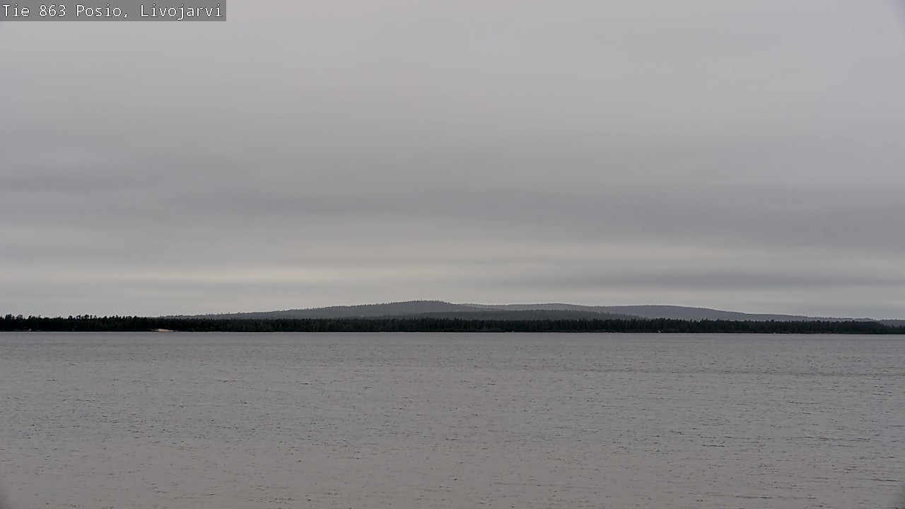 Weather Camera Image Väg 863 Livojärvi, Posio, Lappi