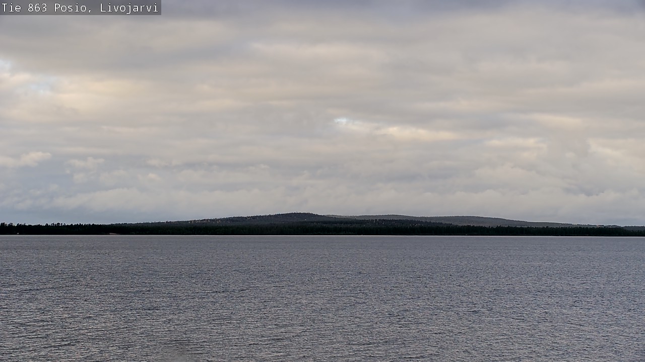 Weather Camera Image Väg 863 Livojärvi, Posio, Lappi