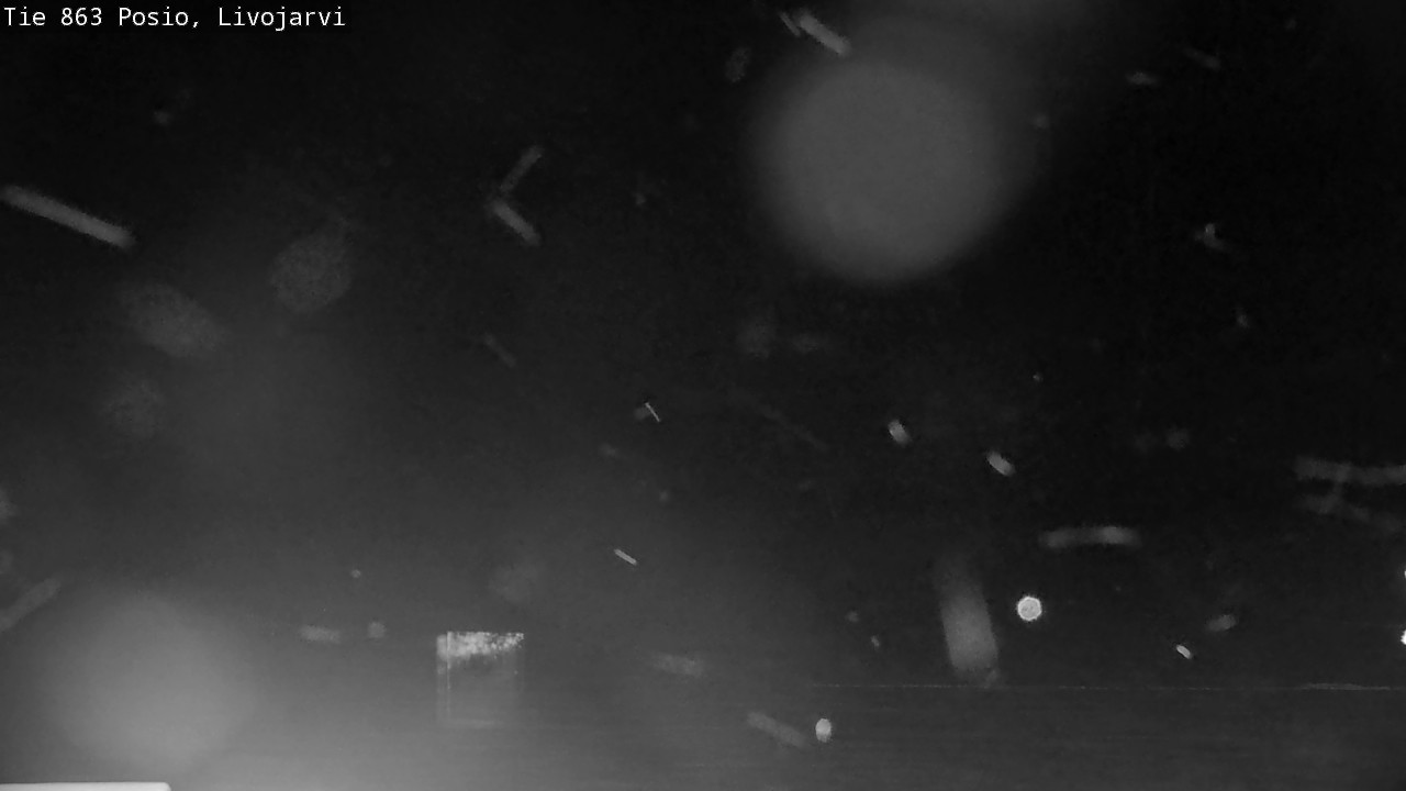 Weather Camera Image Road 863 Livojärvi, Posio, Lappi