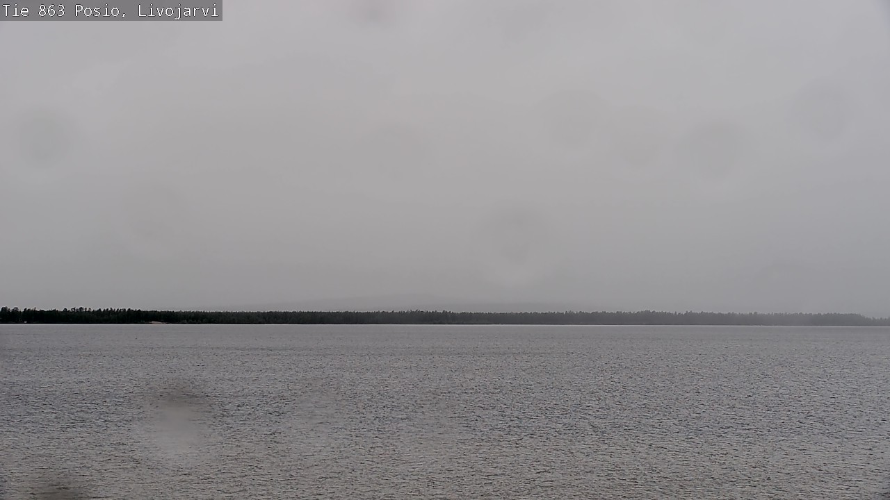 Weather Camera Image Väg 863 Livojärvi, Posio, Lappi