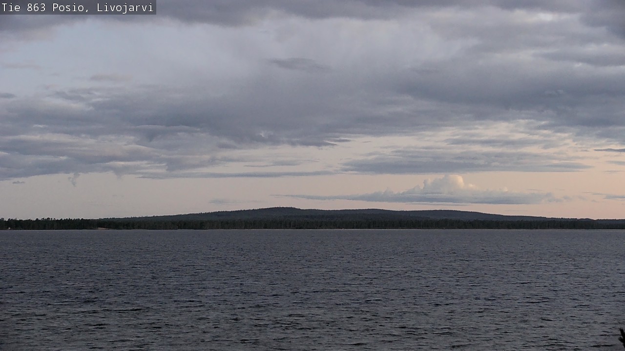 Weather Camera Image Road 863 Livojärvi, Posio, Lappi