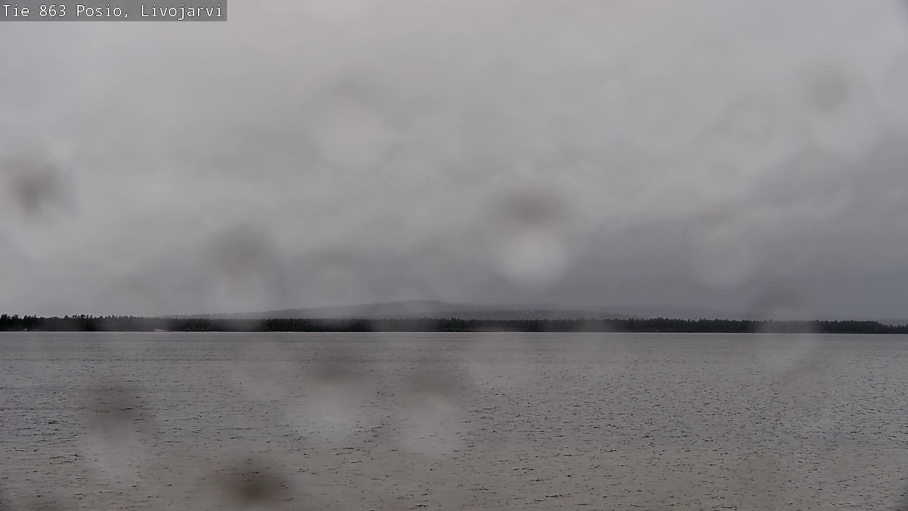 Weather Camera Image Väg 863 Livojärvi, Posio, Lappi