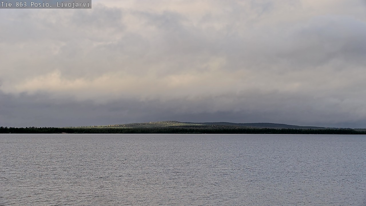 Weather Camera Image Väg 863 Livojärvi, Posio, Lappi