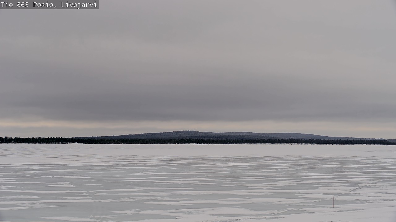 Weather Camera Image Road 863 Livojärvi, Posio, Lappi