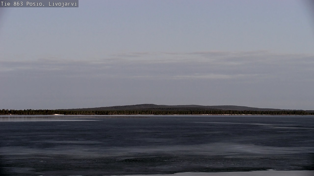 Weather Camera Image Road 863 Livojärvi, Posio, Lappi