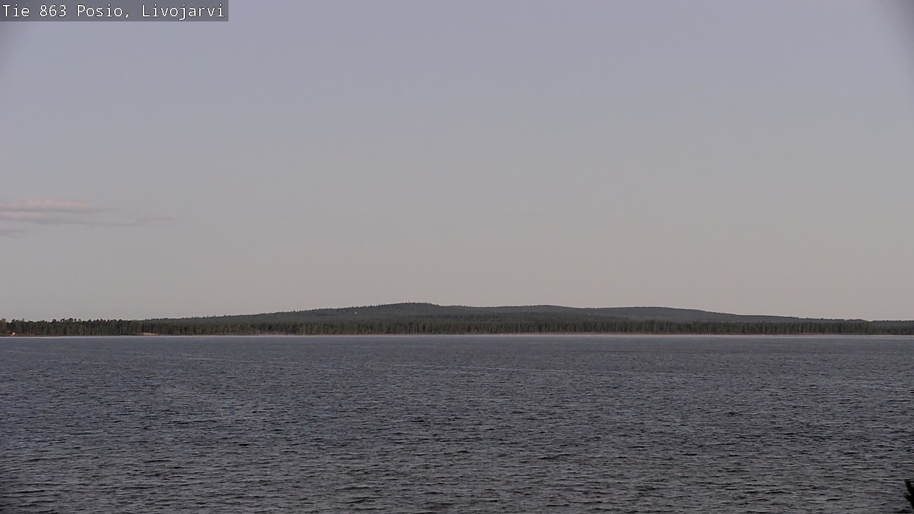 Weather Camera Image Road 863 Livojärvi, Posio, Lappi