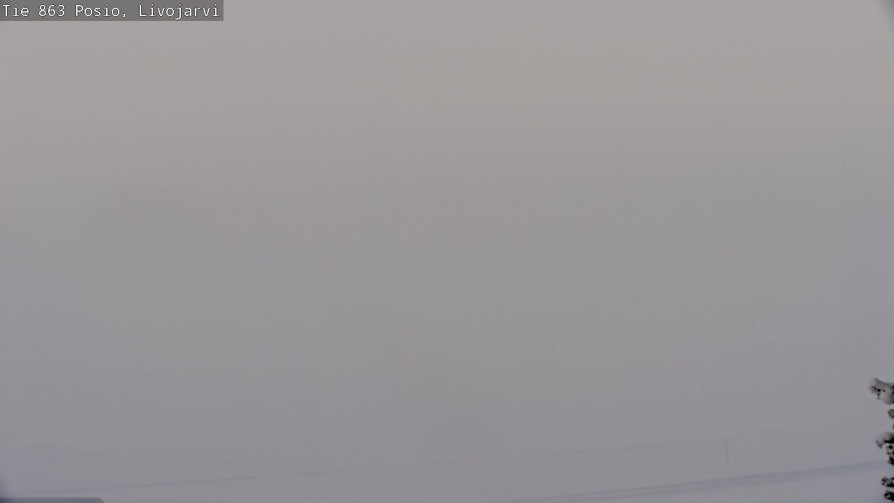Weather Camera Image Road 863 Livojärvi, Posio, Lappi