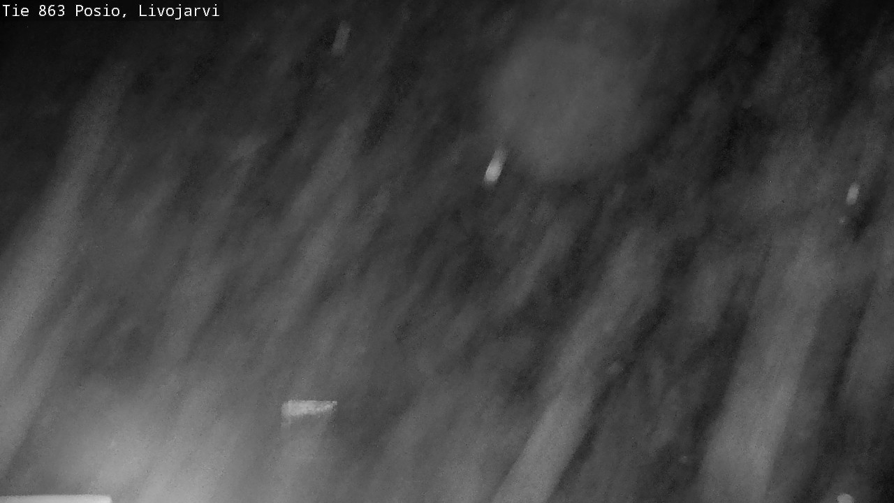 Weather Camera Image Road 863 Livojärvi, Posio, Lappi
