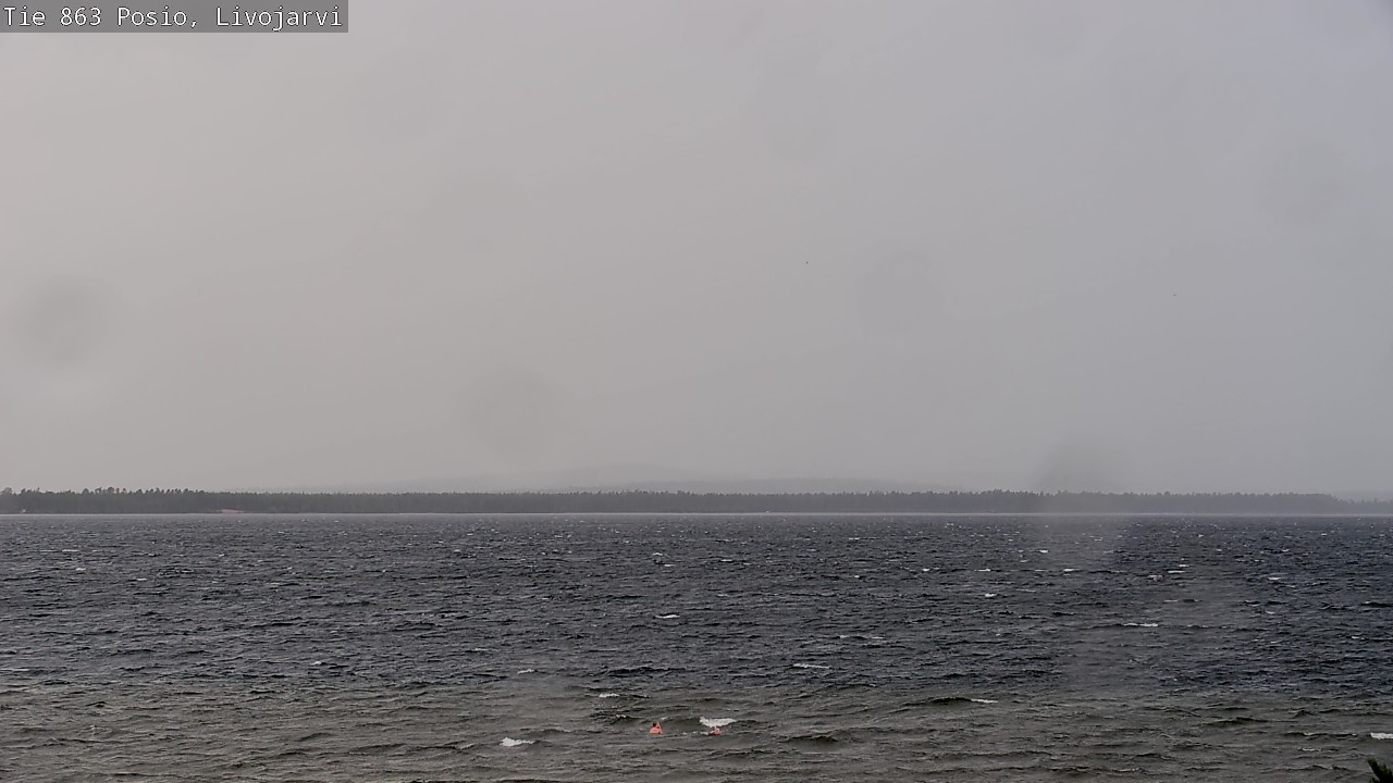 Weather Camera Image Road 863 Livojärvi, Posio, Lappi