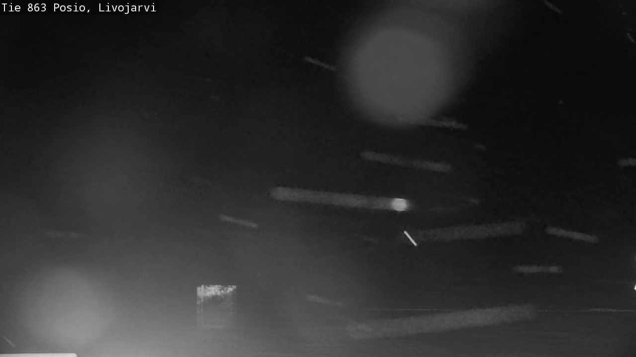 Weather Camera Image Road 863 Livojärvi, Posio, Lappi