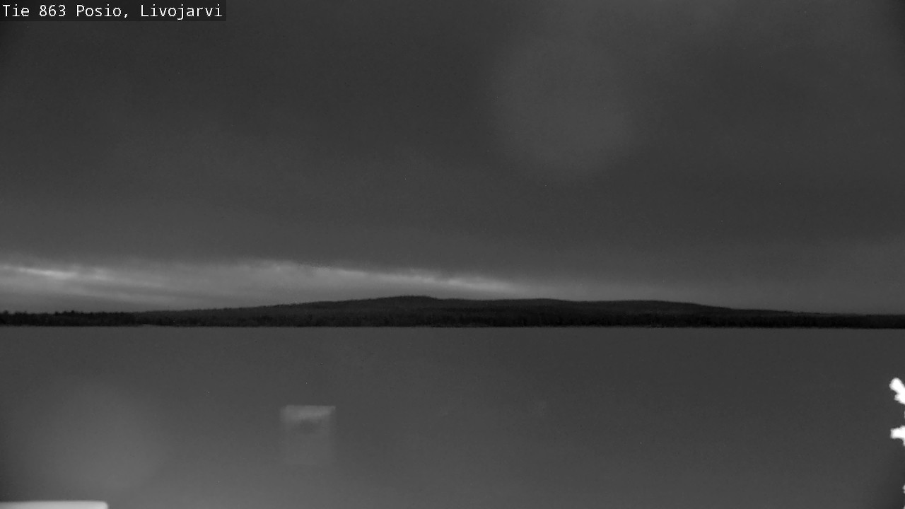 Weather Camera Image Road 863 Livojärvi, Posio, Lappi